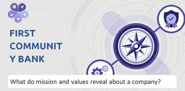 What Do the Mission, Vision, and Core Values of First Community Bank Company Reveal to Investors?