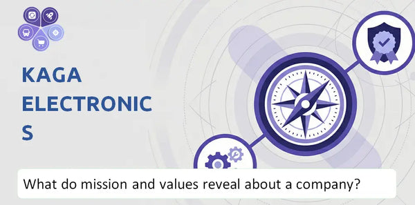 What Do the Mission, Vision, and Core Values of Kaga Electronics Company Reveal to Investors?