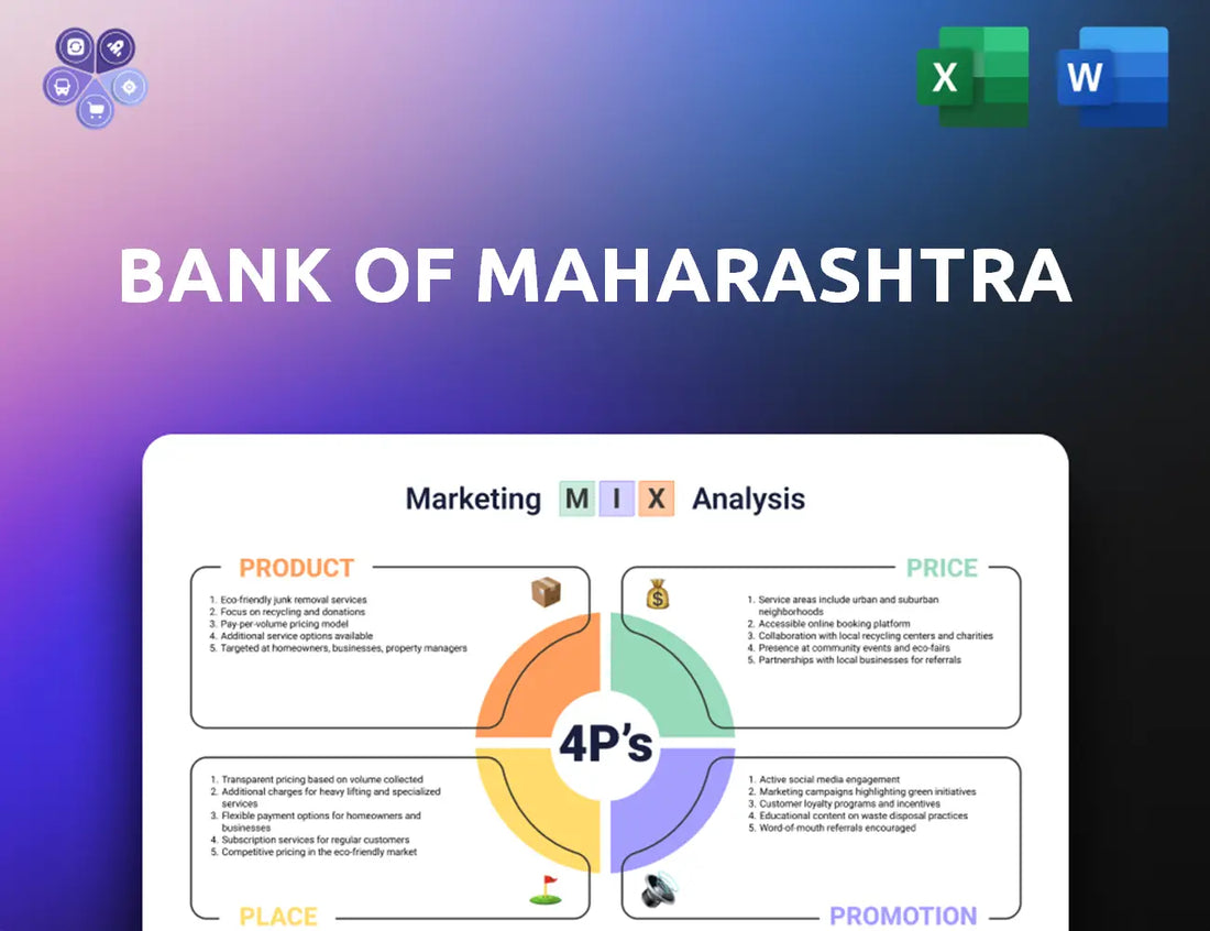Bankofmaharashtra Marketing Mix