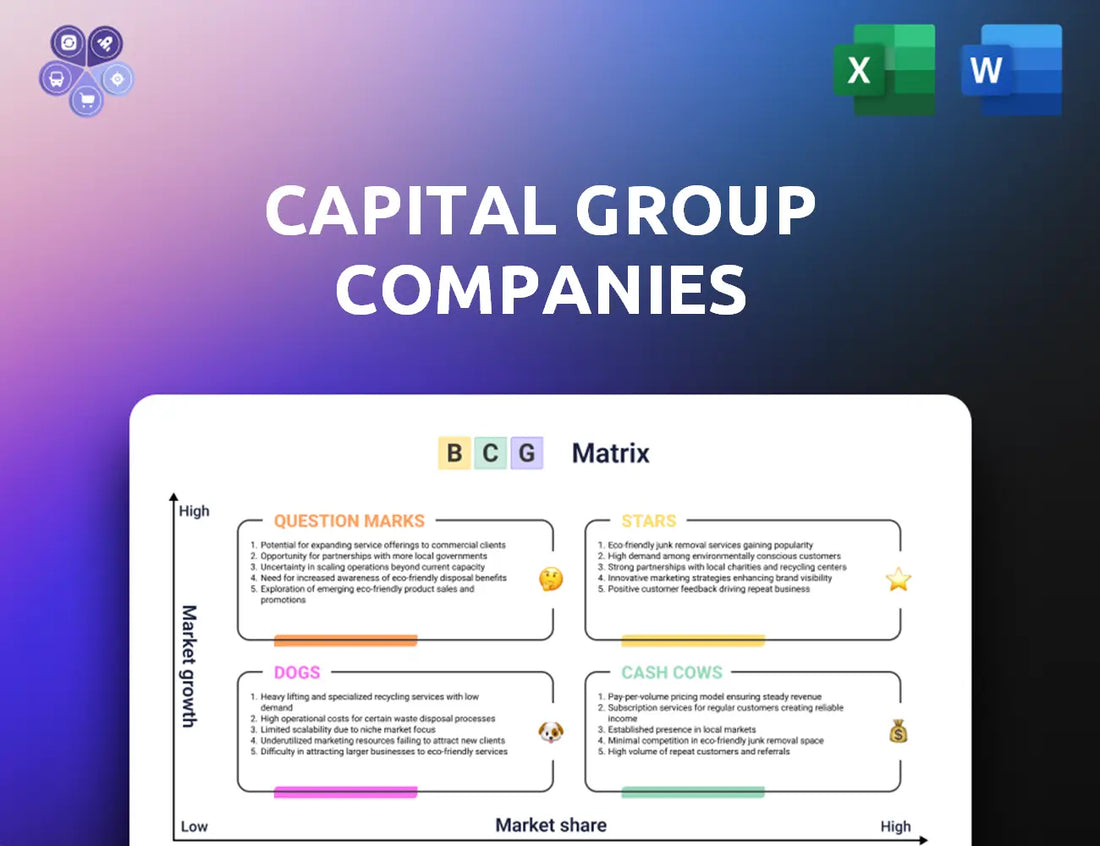 Capitalgroup Bcg Matrix