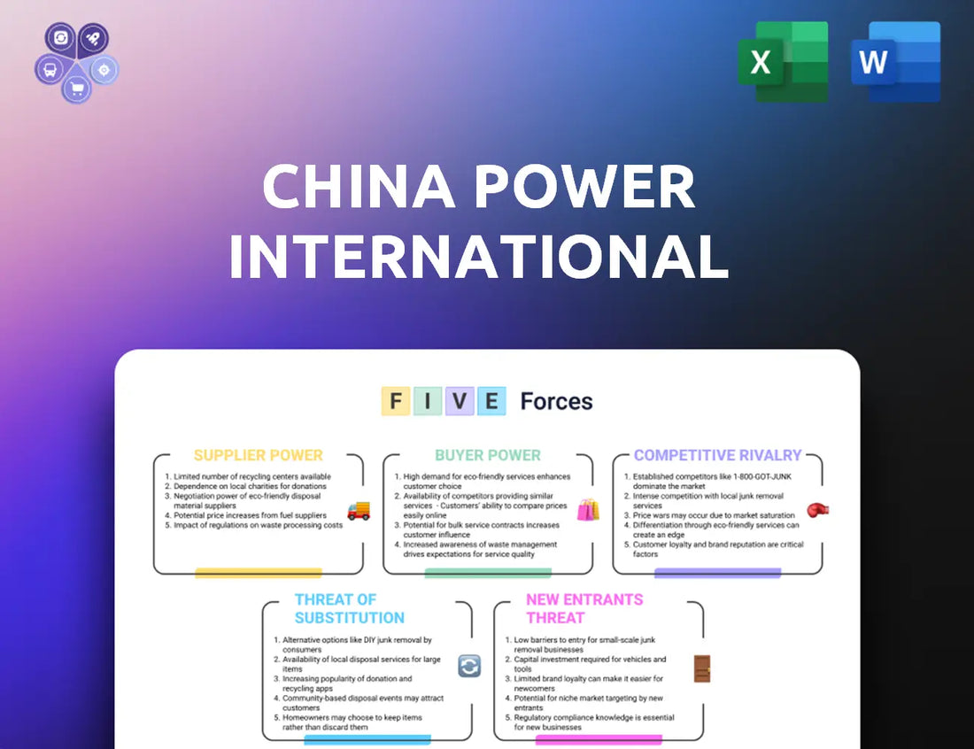 Chinapower Porters Five Forces
