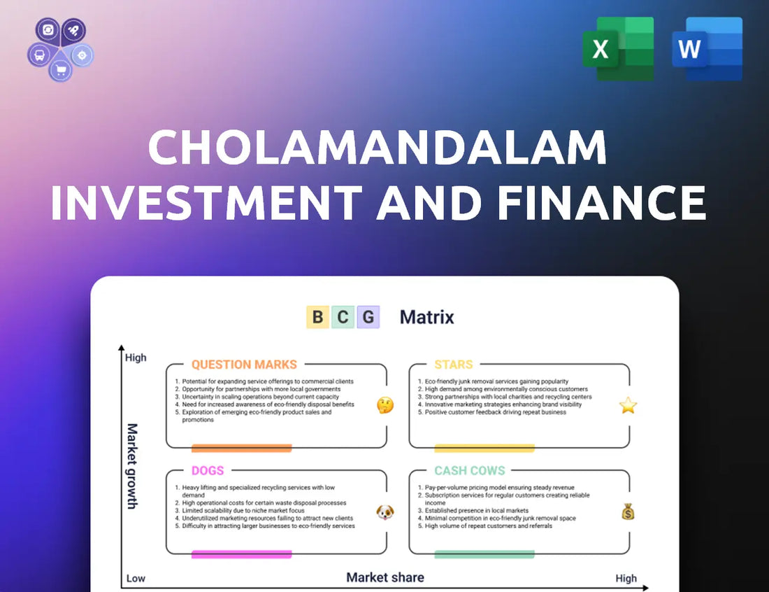 Cholamandalam Bcg Matrix