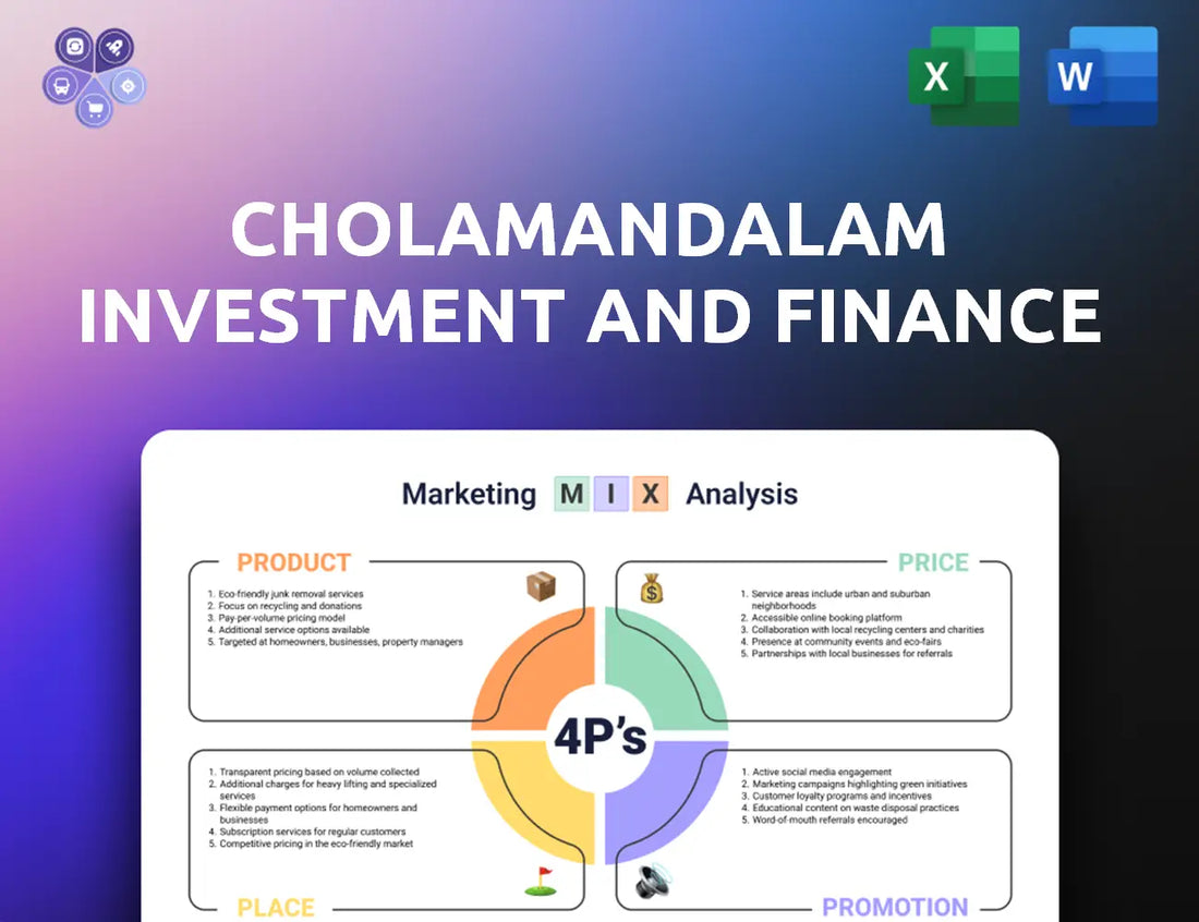 Cholamandalam Marketing Mix