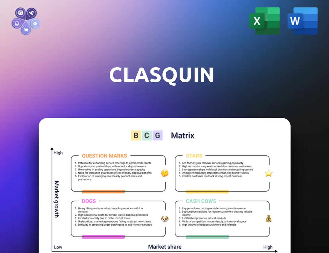 Clasquin Bcg Matrix