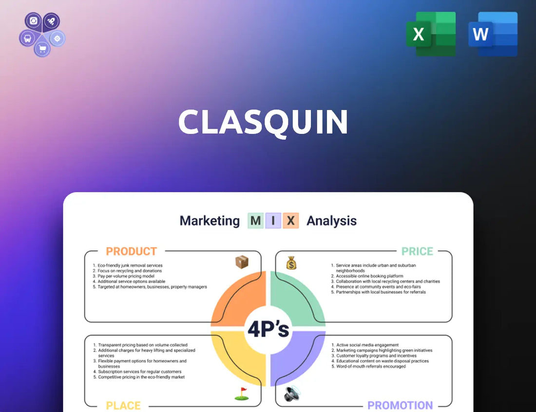 Clasquin Marketing Mix
