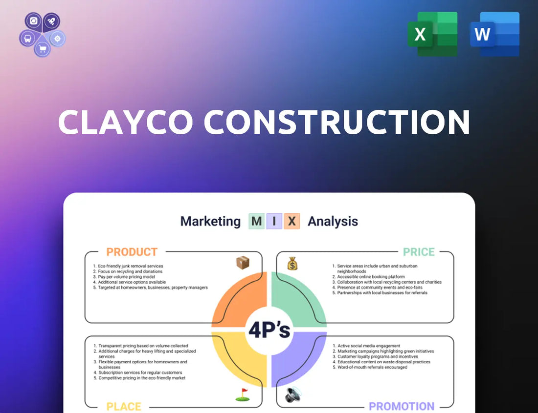 Claycorp Marketing Mix