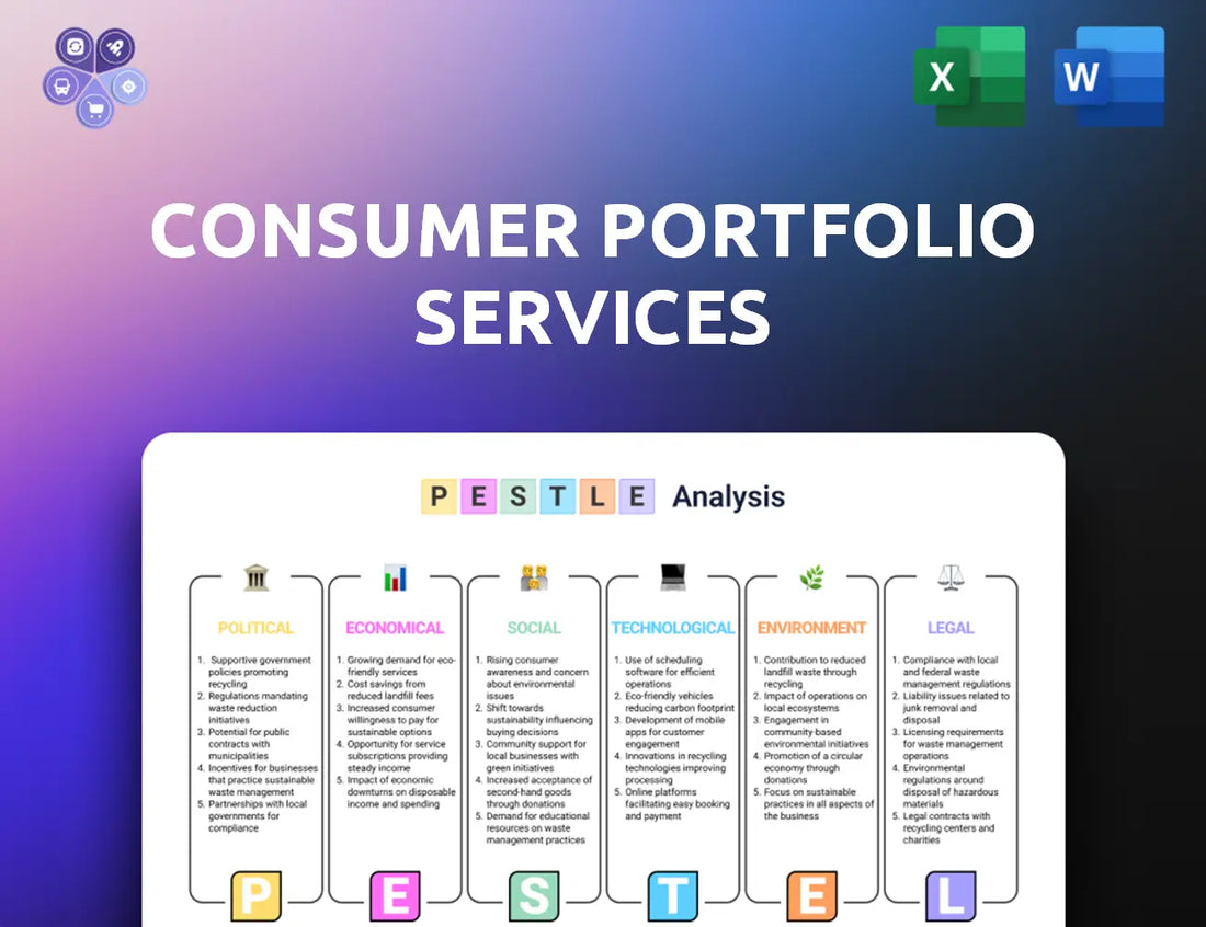 Consumerportfolio Pestle Analysis