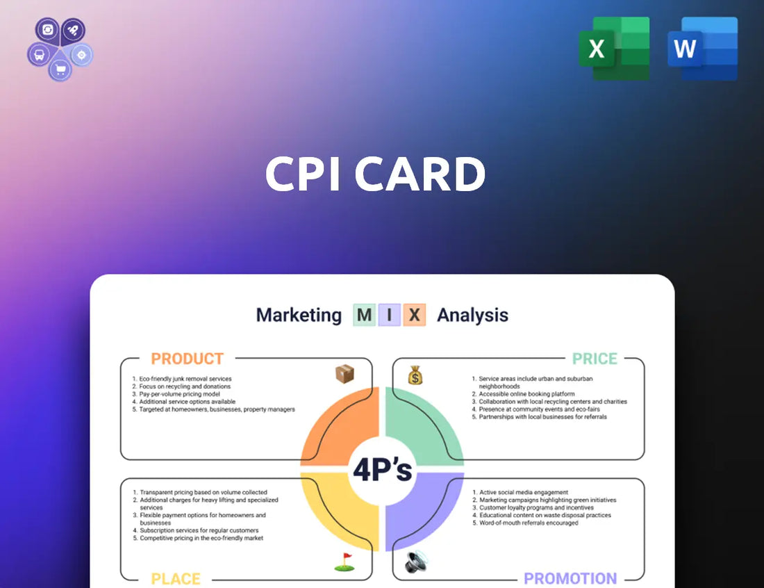 Cpicardgroup Marketing Mix