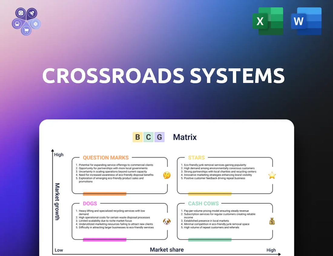 Crossroads Bcg Matrix
