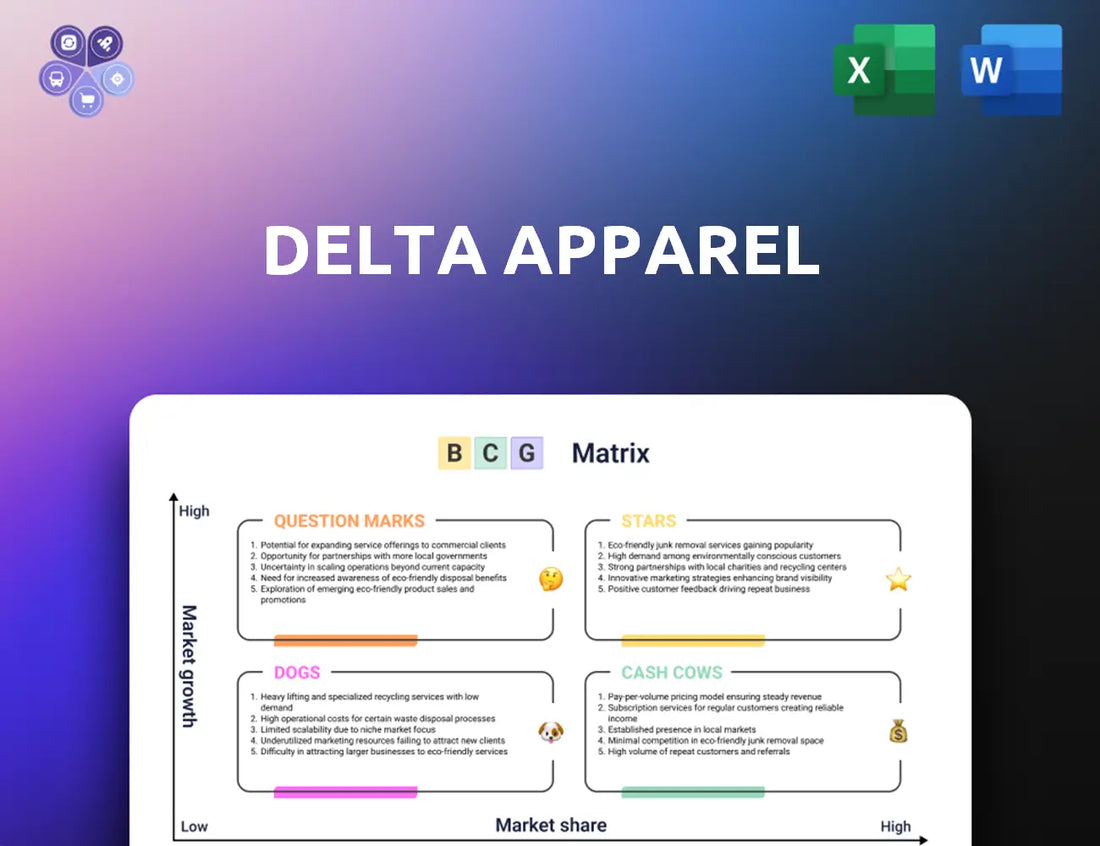 Deltaapparelinc Bcg Matrix