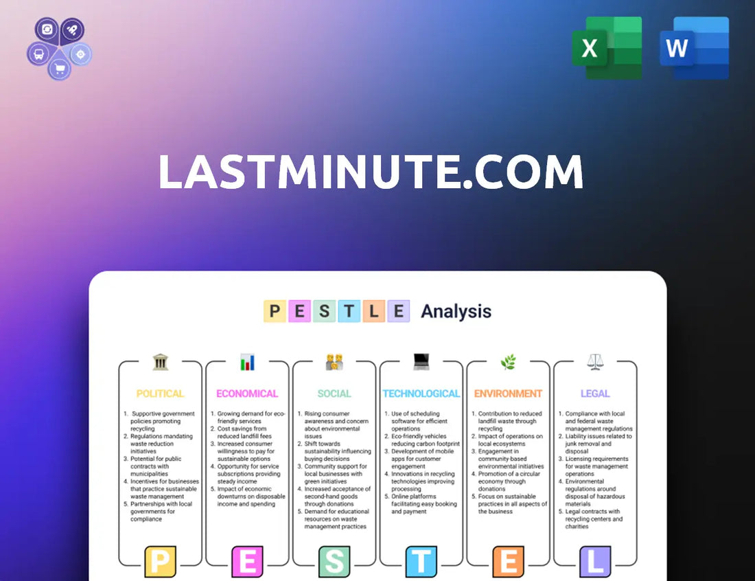 Lastminute Pestle Analysis