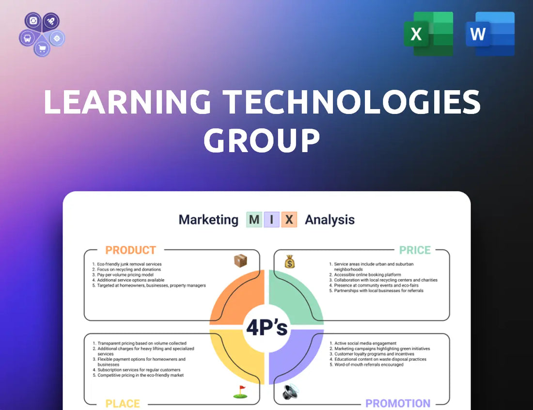 Ltgplc Marketing Mix