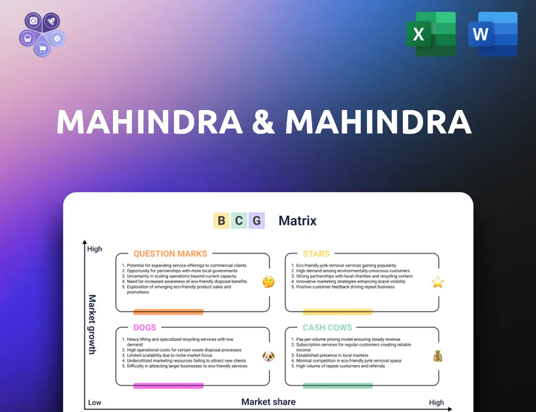 Mahindra Bcg Matrix