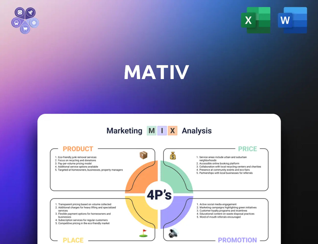Mativ Marketing Mix
