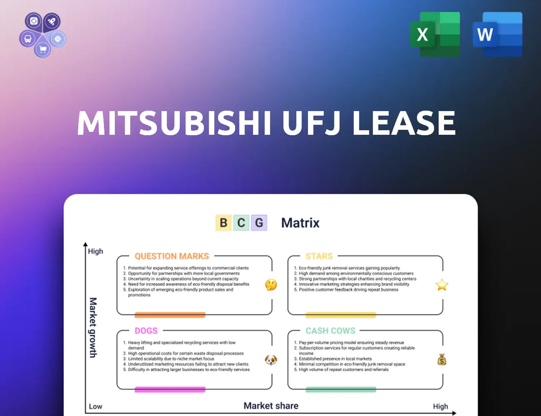 Mitsubishi Ufj Lease Bcg Matrix