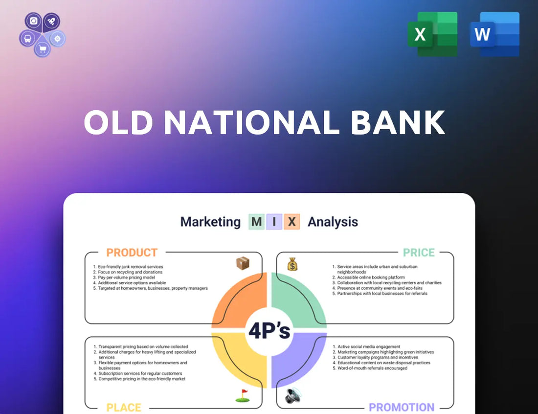 Oldnational Marketing Mix