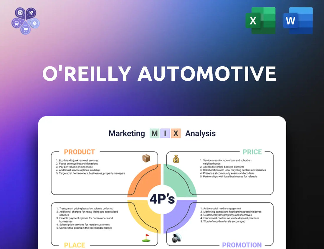 Oreillyauto Marketing Mix