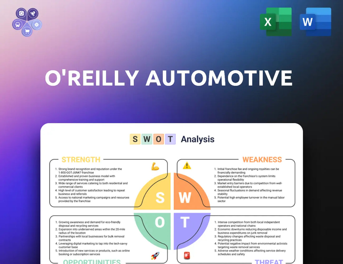 Oreillyauto Swot Analysis