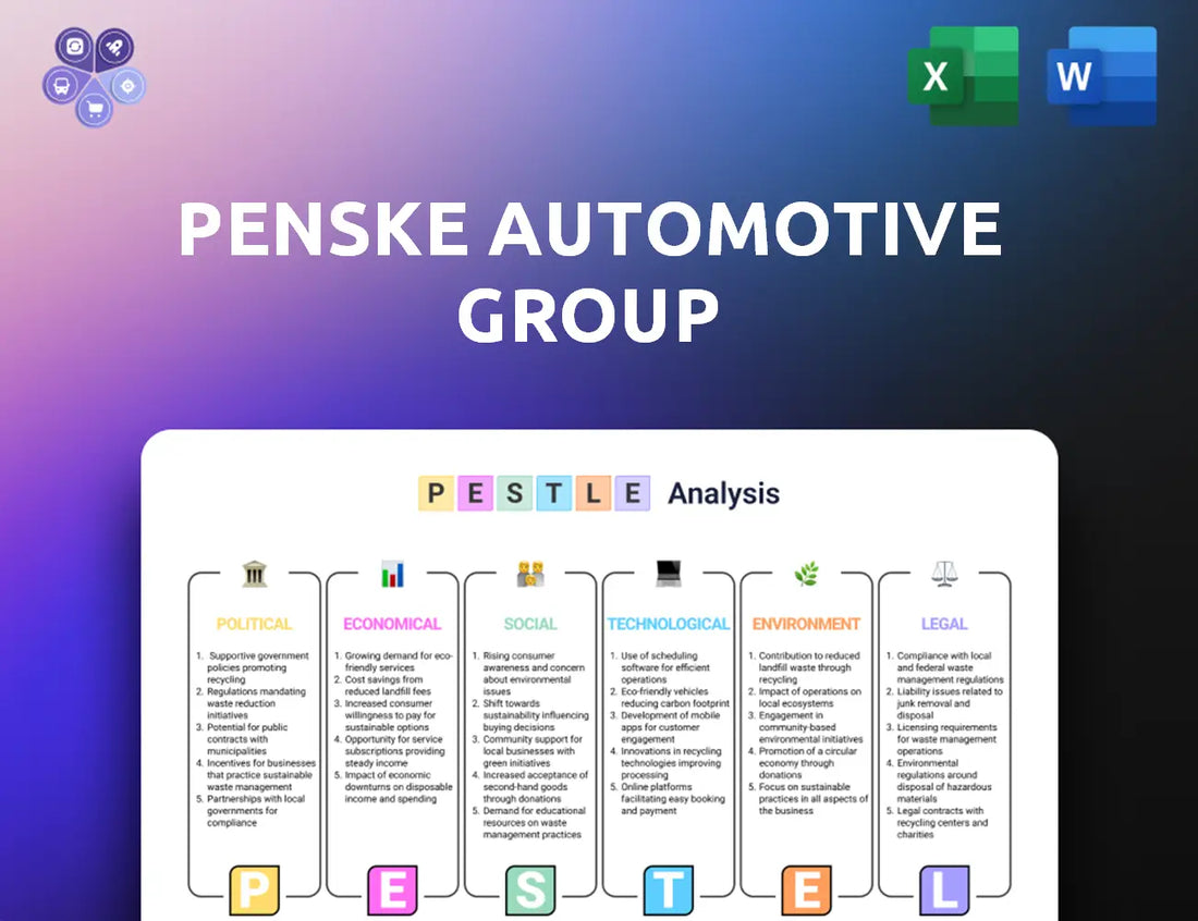 Penskeautomotive Pestle Analysis