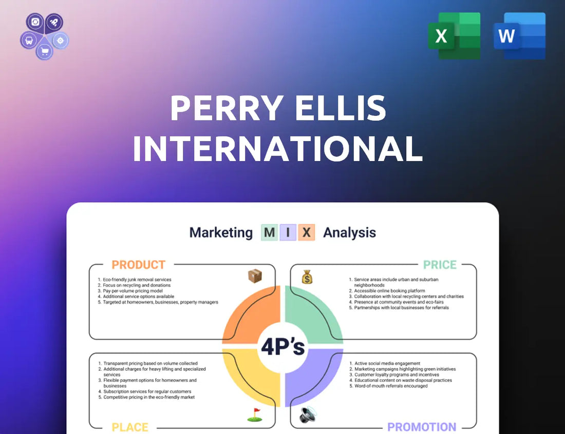 Perryellis Marketing Mix