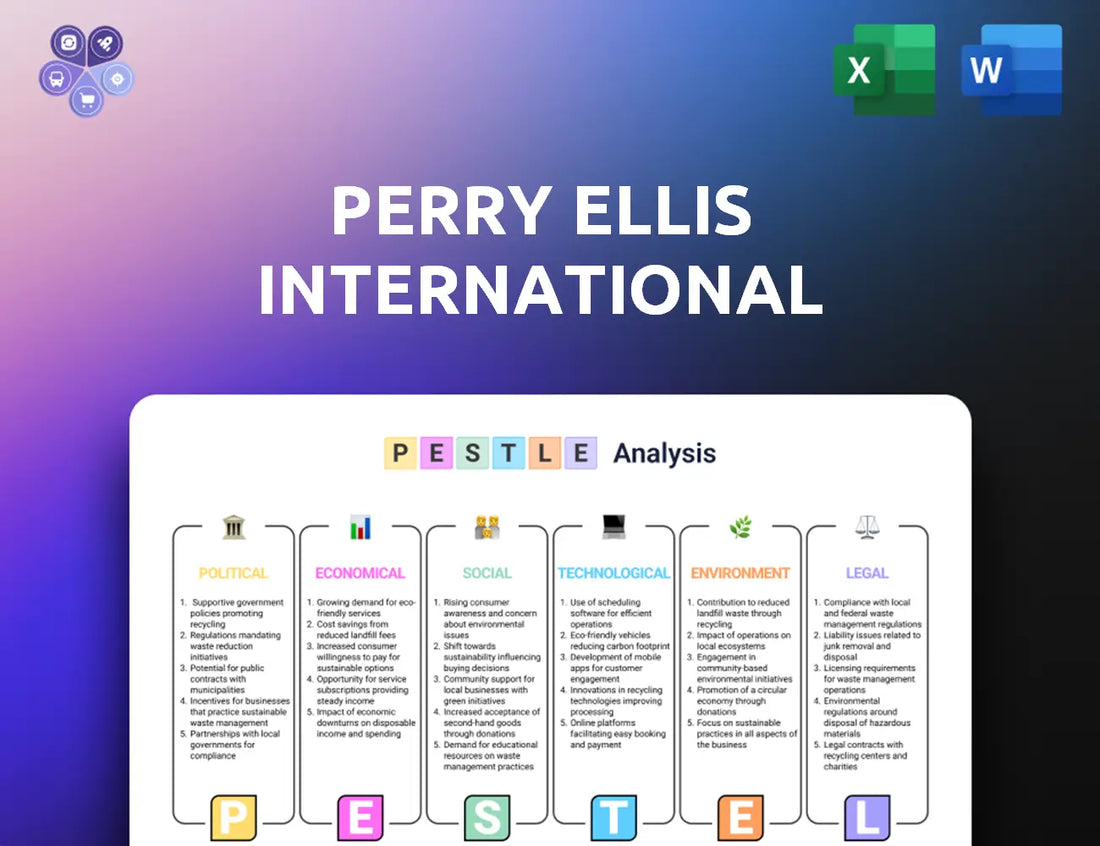 Perryellis Pestle Analysis