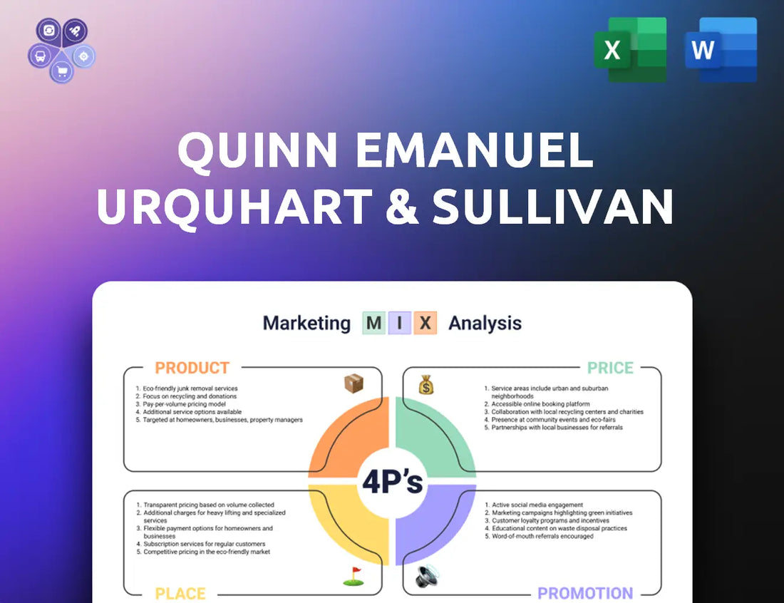 Quinnemanuel Marketing Mix