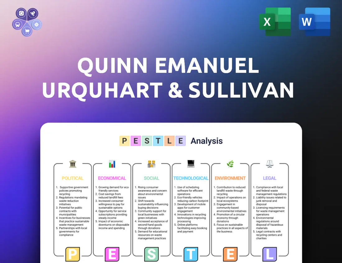 Quinnemanuel Pestle Analysis