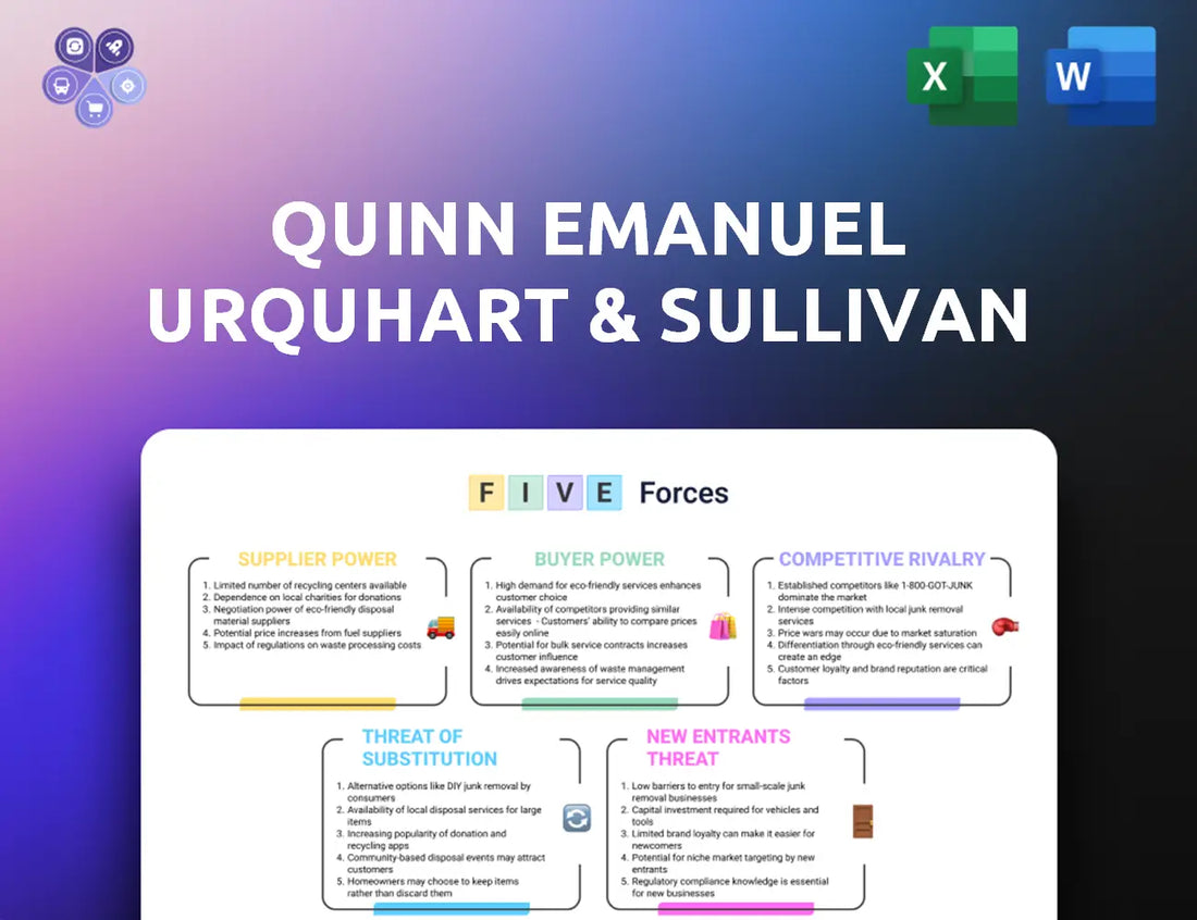 Quinnemanuel Porters Five Forces