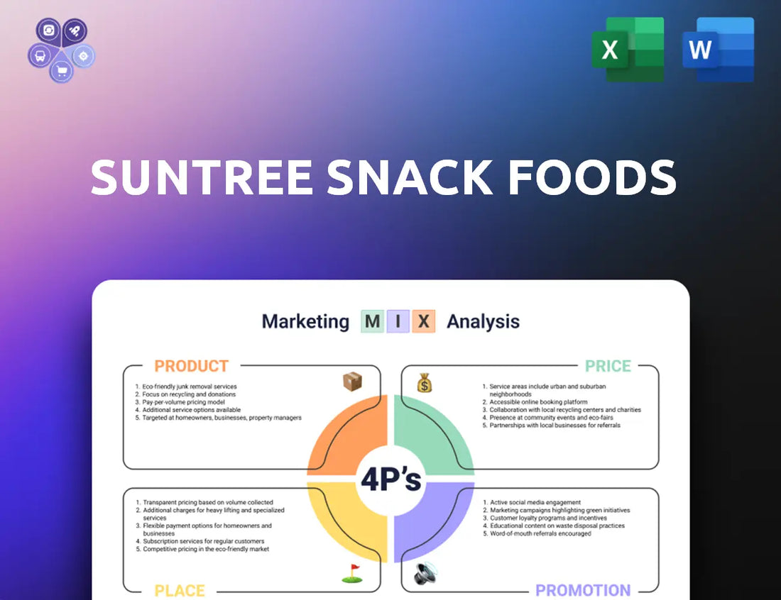 Suntreesnackfoods Marketing Mix
