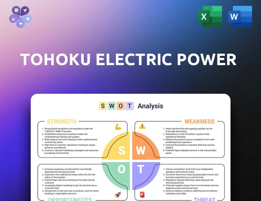 Tohoku Epco Swot Analysis