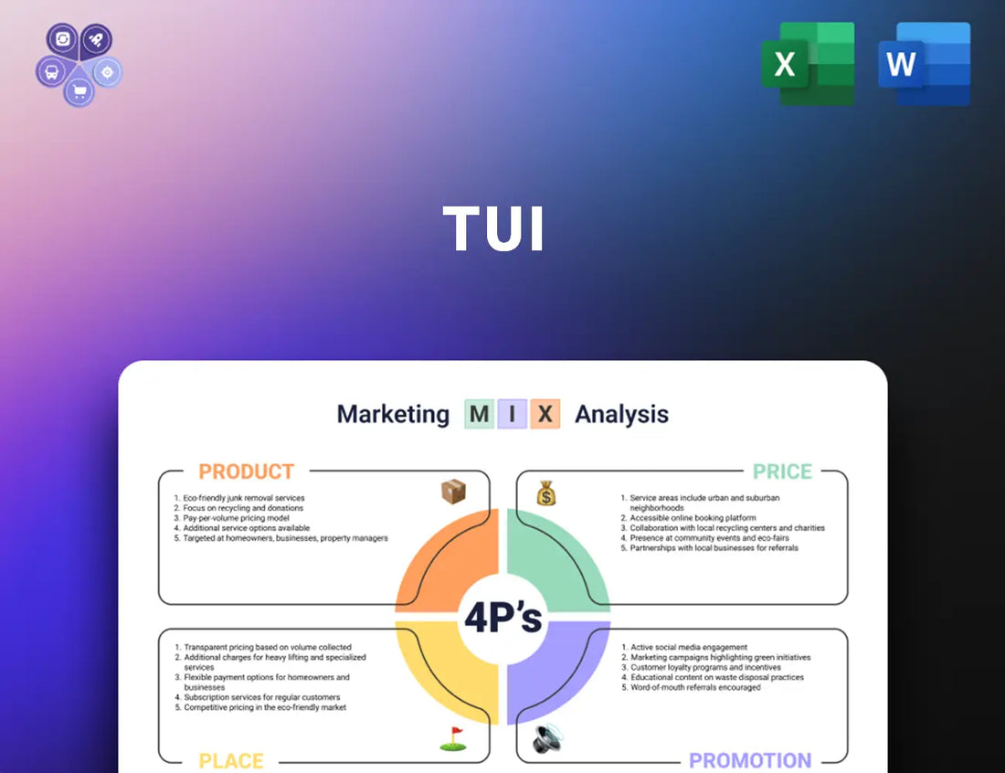 Tuigroup Marketing Mix