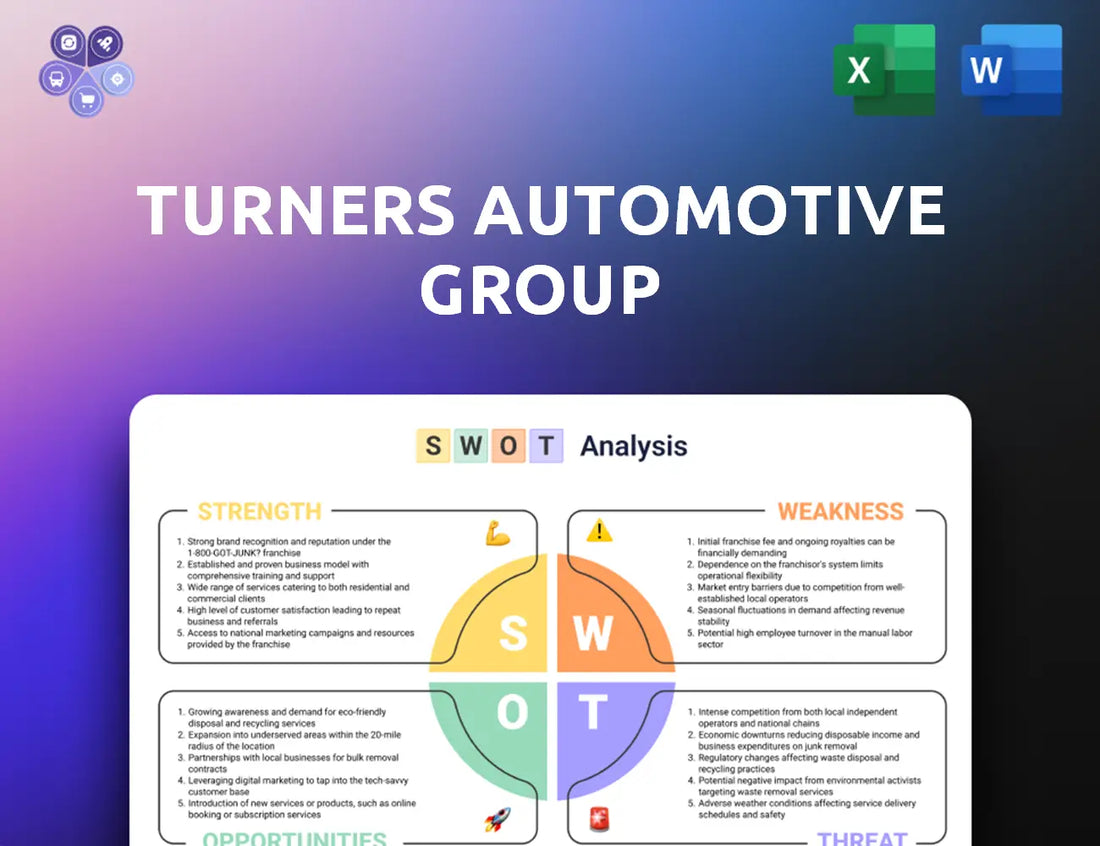 Turners Swot Analysis