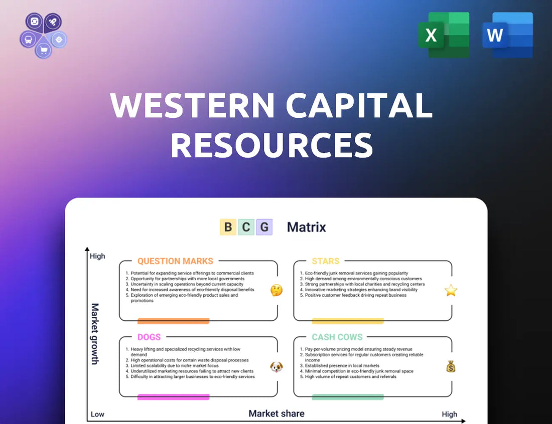 Westerncapitalresources Bcg Matrix