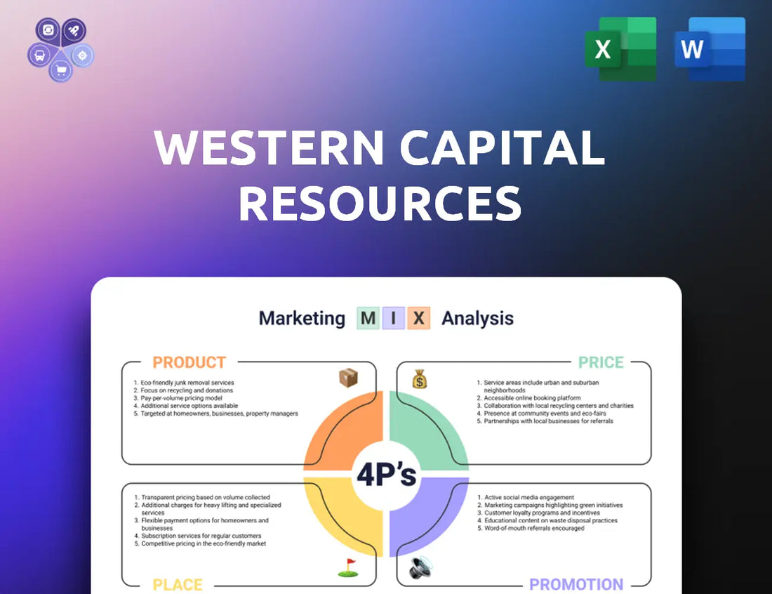 Westerncapitalresources Marketing Mix