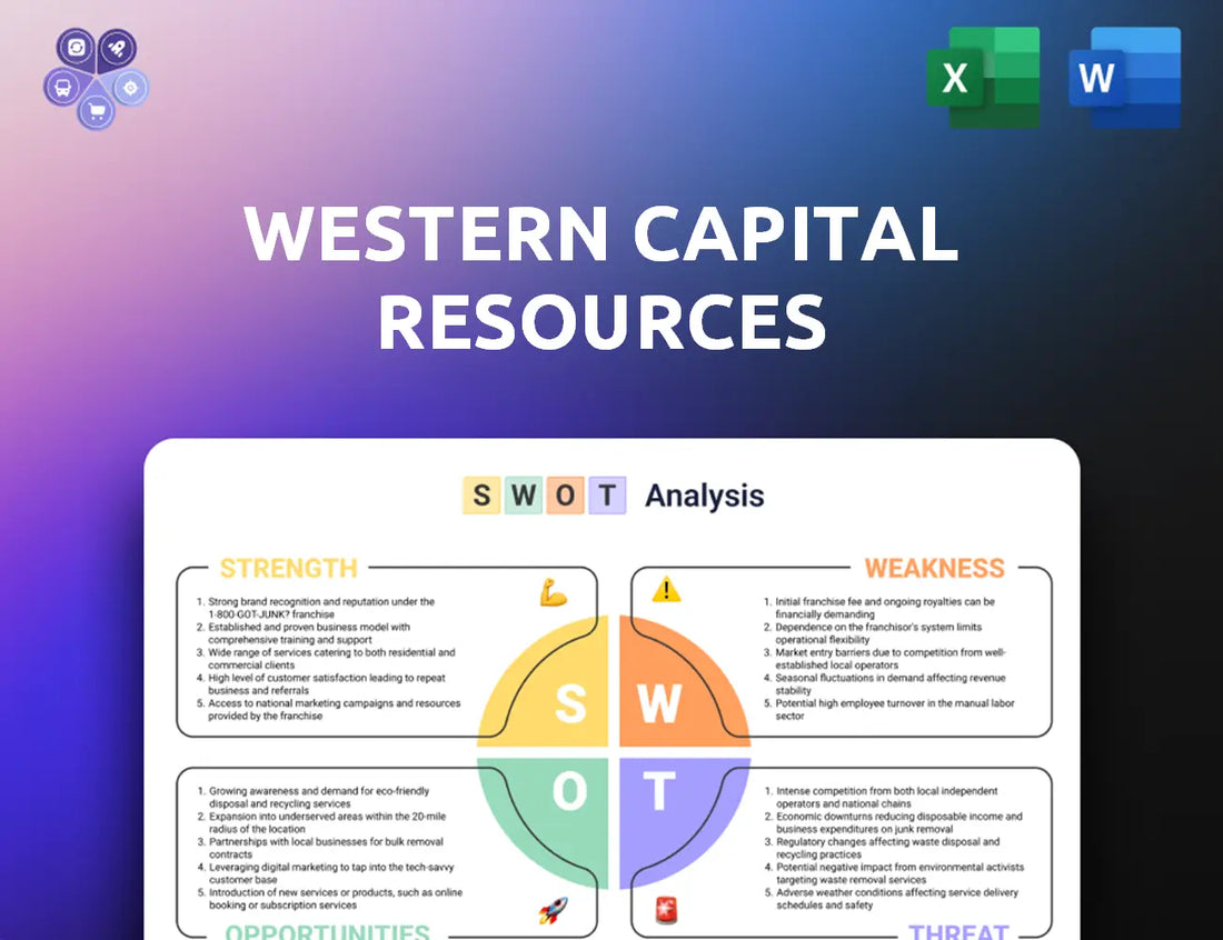 Westerncapitalresources Swot Analysis